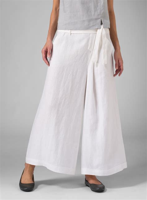 Linen Wide Leg Pants Plus Size