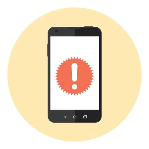 Mobile warning Vector Art Stock Images | Depositphotos