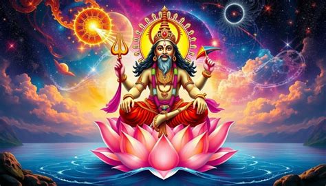 brahma shiva vishnu  hindu trinity explained