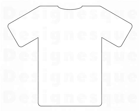 T Shirt Template Svg