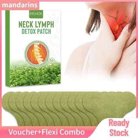 12 Pcs Neck Lymph Detox Patch Lymphatic Drainage Patches For Promote