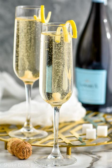 Vodka Champagne Cocktail Recipe Shake Drink Repeat