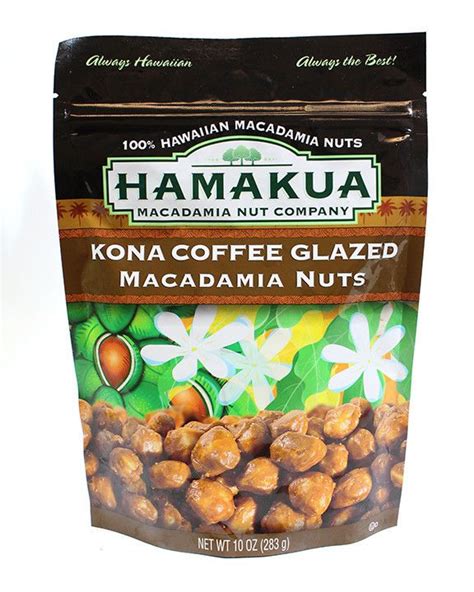 Hamakua Macadamia Nuts Kona Coffee Glazed Oz Bag Maui Ocean