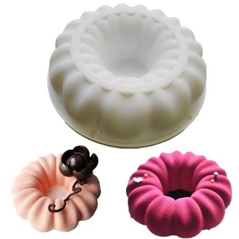 Silicone Round Cake Mold Cake Mold Pudding Cookies Round Cakes