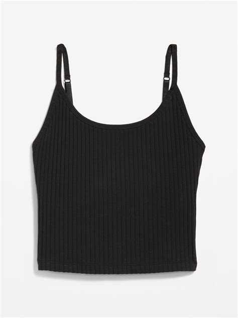 Rib Knit Crop Tank Top Old Navy