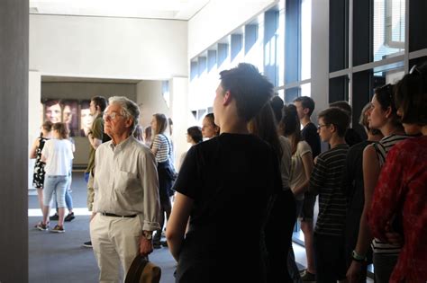 Lesung Führung intensiver Austausch Schüler der Latina aus Halle an der Saale verbringen