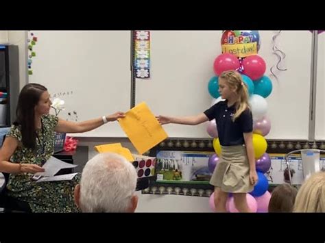 Leahs 4th Grade Award YouTube