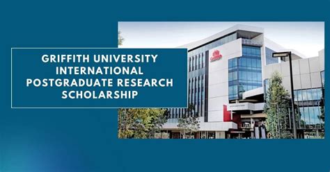 Griffith University International Postgraduate Research Scholarship 2024