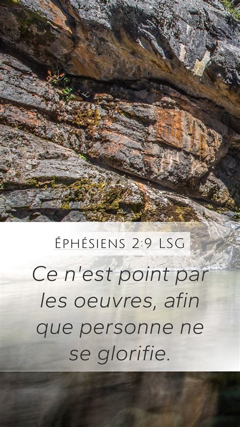 Éphésiens 2 9 LSG Mobile Phone Wallpaper Ce n est point par les