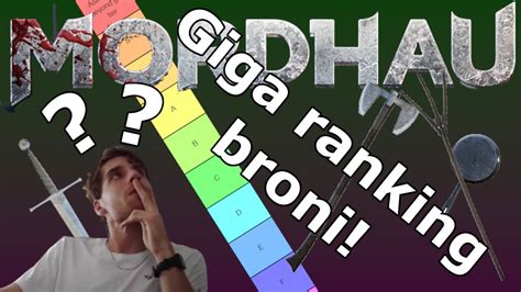 Ranking Broni W Mordhau YouTube