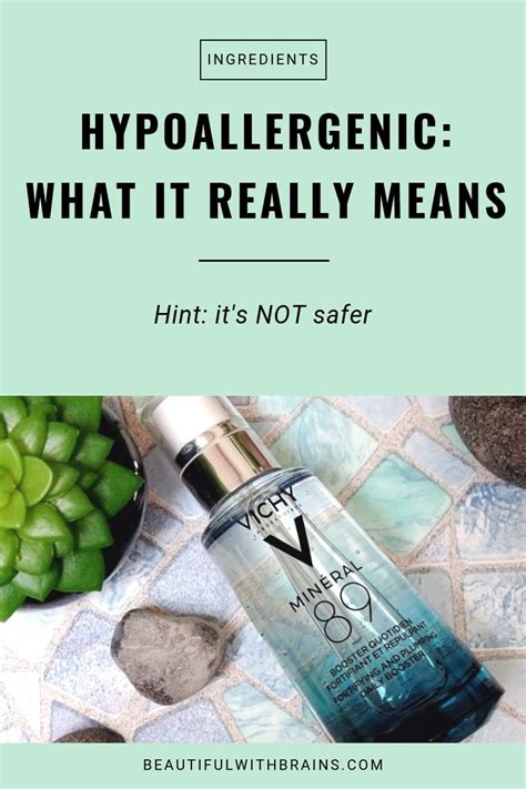 What Does Hypoallergenic Mean In Skincare? – Beautiful With Brains