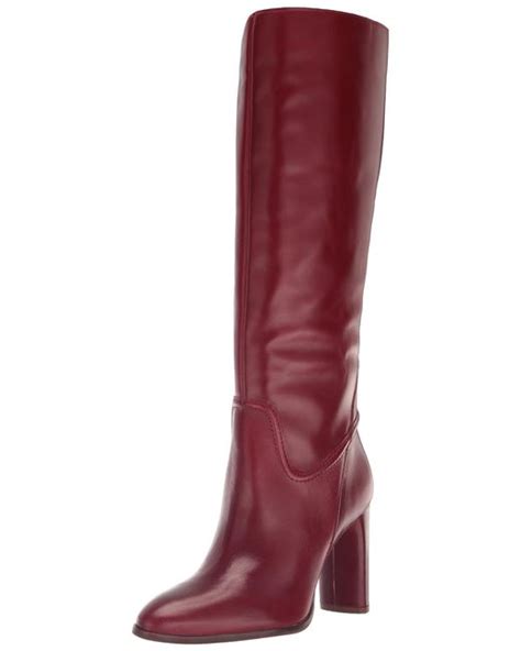 Vince Camuto Evangee Knee High Boot Fashion In Red Lyst