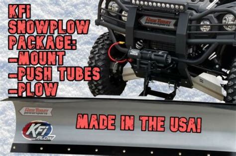 KFI ATV 54 Snow Plow Kit Combo 04 06 Yamaha 350 Bruin 2x4 4x4 EBay