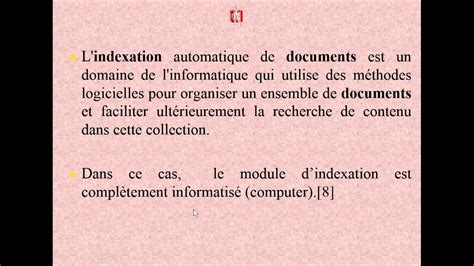 Recherche d Information Indexation des Documents Exercice corrigé