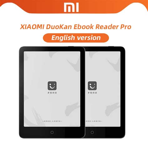 Xiaomi E Book Leitor De Livro Eletr Nico Pro Smart Touch L Mpada De