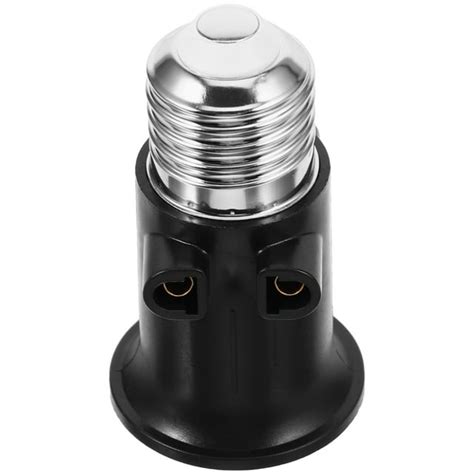 Guichaokj Light Socket To Plug Adapter With Pull E26 Bulb Splitter Double 3 Prong Outlet