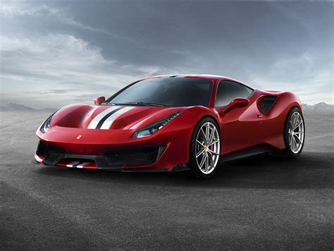 Fondos De Pantalla Ferrari 2018 488 Pista Rojo Coches Descargar Imagenes