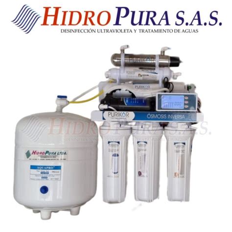 EQUIPO DE OSMOSIS PURIKOR DE 100GPD 6 ETAPAS HidroPura SAS