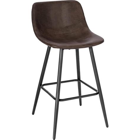 Woltu Tabouret De Bar Avec Assise Rembourr E Chaise Haute Cuisine En