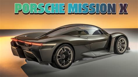 Reveal Of The Porsche Mission X Concept Car YouTube