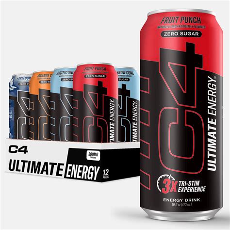 C4 Energy Drinks - Carbonated & Non-Carbonated (12 Packs) | Cellucor