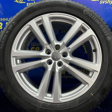 Диски 5x112 R20 Audi Q7 SQ7 4M E-Tron Q8 зшинами 255/50R20 Continental ...