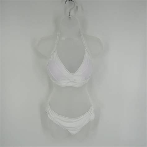 Women S White Piece Swimsuit Bikini Large Nwot Swimwear