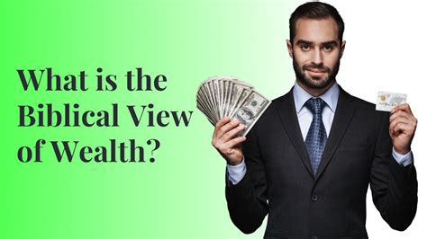 What Is The Biblical View Of Wealth YouTube