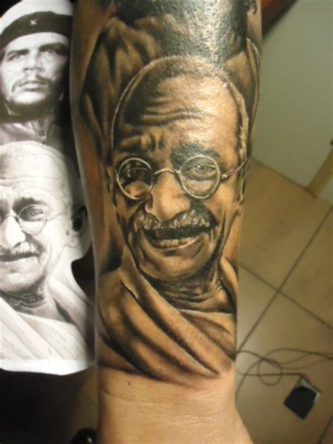 stevomc: Gandhi im Detail | Tattoos von Tattoo-Bewertung.de