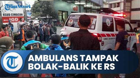 Pasca Gempa 5 6 Magnitudo Di Cianjur Ambulans Mondar Mandir Silih