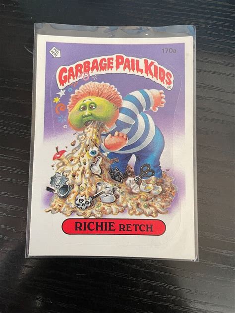 1986 Topps Garbage Pail Kids Series 5 Richie Retch 170a Ebay