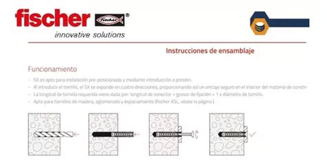 Taco Tarugo Fischer Sx8 Balde X800un Ladrillo Hueco Macizo En Venta En