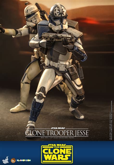 Hot Toys TMS Star Wars The Clone Wars Th Scale Clone Trooper Jess Collectible Figure