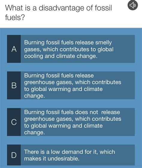 Solved What Is A Disadvantage Of Fossil Fuels Burning Fossil Fuels