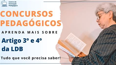 Artigos que mais caem da LDB estude os artigos 3º e 4º da LDB YouTube