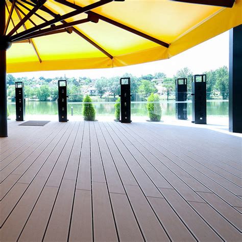 Weather Resistant Garden Board Composite Wood Timber Wpc Decking