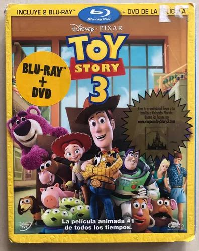 Toy Story 3 Blu Ray Dvd 3 Discos MercadoLibre