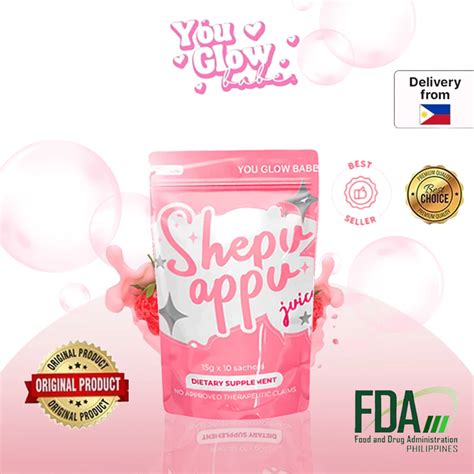 You Glow Babe Shepu Appu Juice Drink Beauty White Capsule Bundle