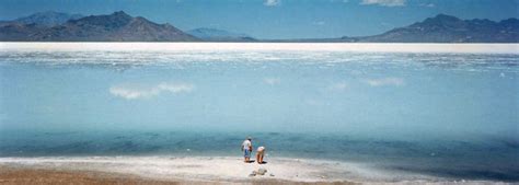 Salt Lake Desert and the Great Salt Lake, Utah