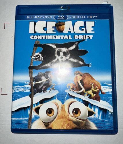 Ice Age Continental Drift Blu Ray DVD Digital Copy DVDs