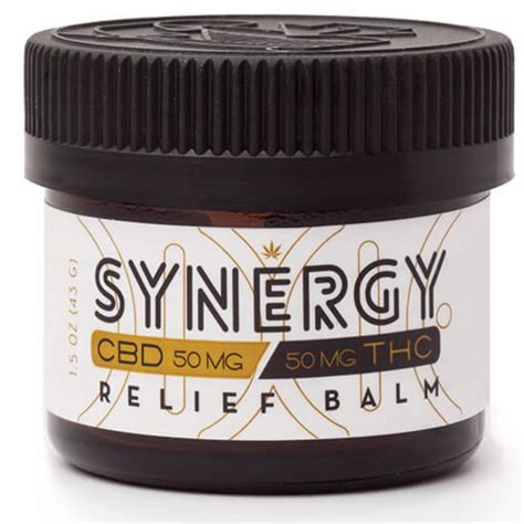 Synergy Relief Balm 50mg Cbd 50mg Thc Dixie Balm Jane