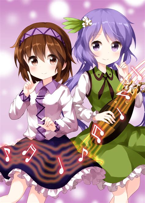 Safebooru 2girls Bangs Beamed Eighth Notes Beamed Sixteenth Notes