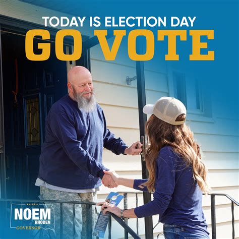 Kristi Noem on Twitter: "Today is Election Day! I’m asking for your