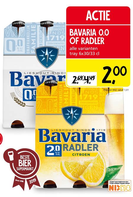 Bavaria Alcoholvrij Bier Radler Bier Folder Aanbieding Bij Jan Linders