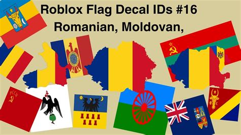 Roblox Flag Decal Image IDs #16 - Romanian, Moldovan, Transnistrian ...