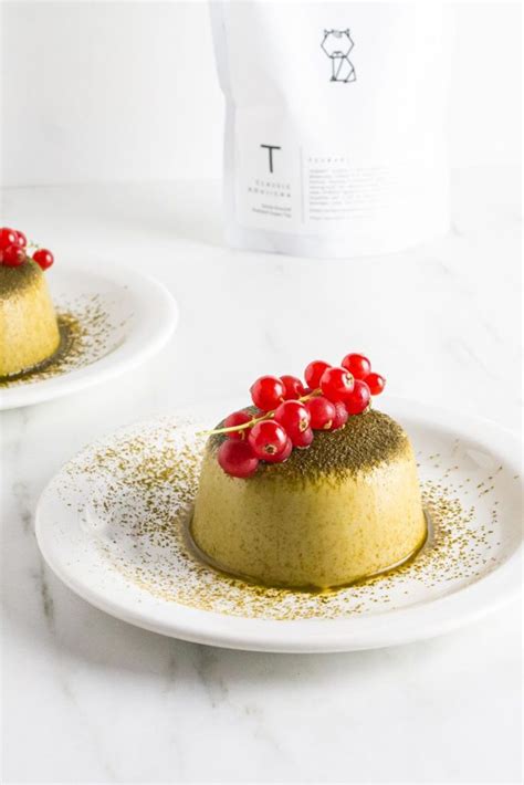 Vegan Houjicha Panna Cotta Recipe Niko Neko Matcha