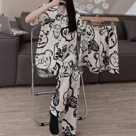 WeHottie 2024 New Arrival 3in1 Korean Terno Prints Shortsleeves Shorts