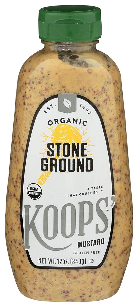 Amazon Koops Organic Stone Ground Mustard Old Fashioned