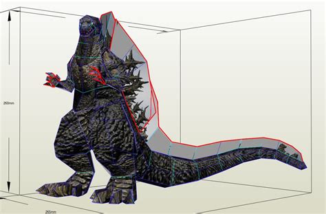 Godzilla 2023 DIY Papercraft Model - Etsy