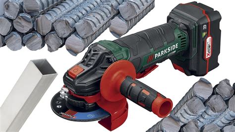 Parkside Cordless Angle Grinder Pwsa Li B Testing Youtube